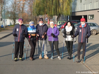 02.12.2020 r. Kolejne spotkanie miłośników sekcji Nordic Walking.